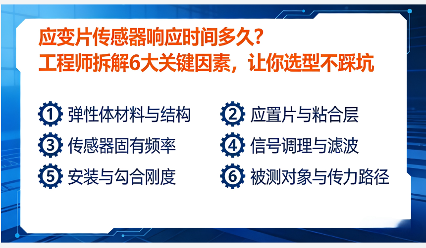 應變片傳感器響應時間多久?老工程師拆解6大關鍵因素,讓你選型不踩坑(圖1) image.png